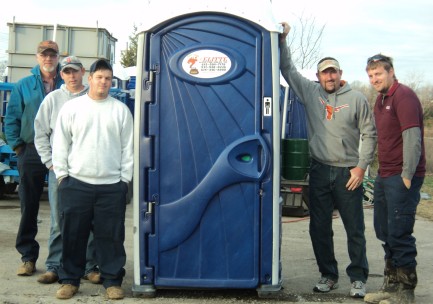 portable toilets